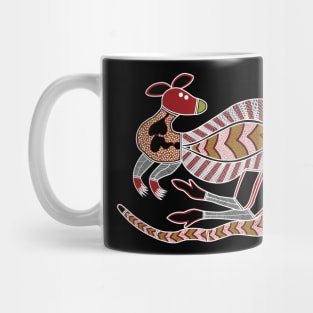 Aboriginal Art - Kangaroo Hogarth Arts Mug